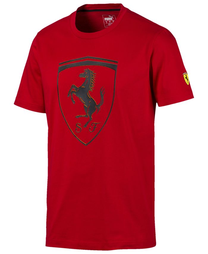 Puma Men's Ferrari Shield T-Shirt - Macy's