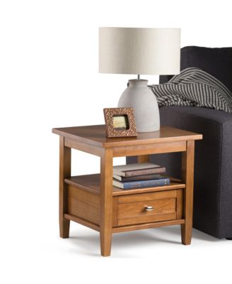 Warm Shaker End Table