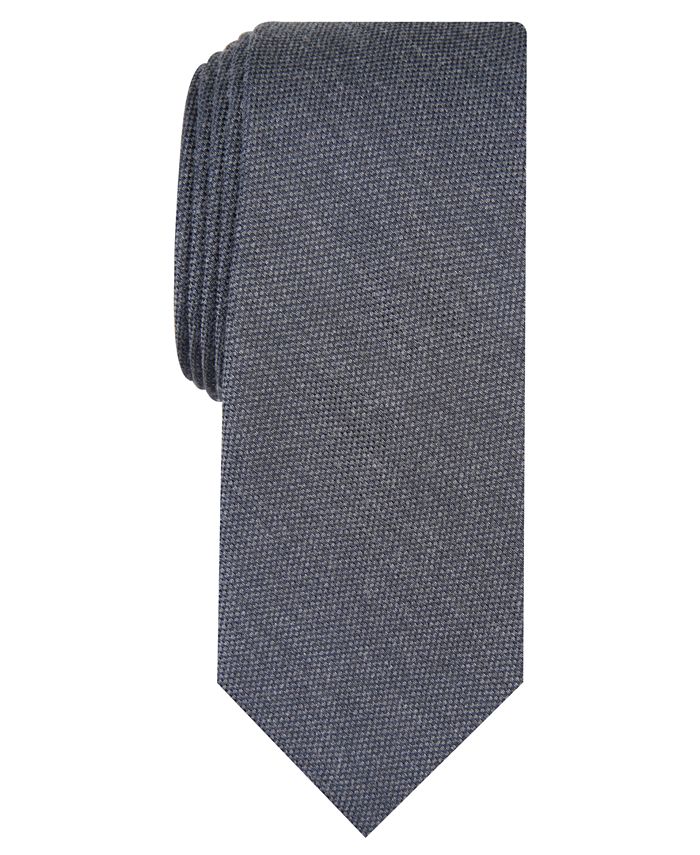 Bar III Men's Dunbar Solid Skinny Tie, Created for Macy's - Macy's