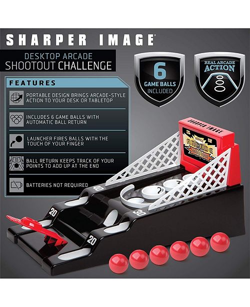 Sharper Image Game Desktop Arcade Shootout Reviews Home