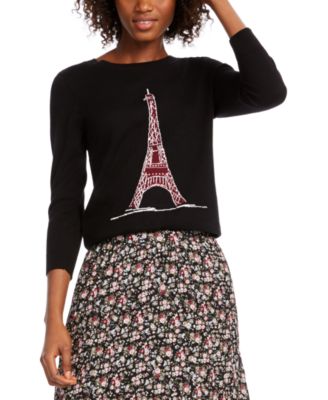 Maison Jules - Eiffel Tower Sequin Sweater