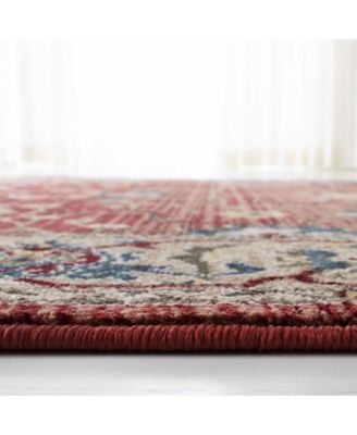 Ines LRL1293C Red and Beige 8' X 10' Area Rug