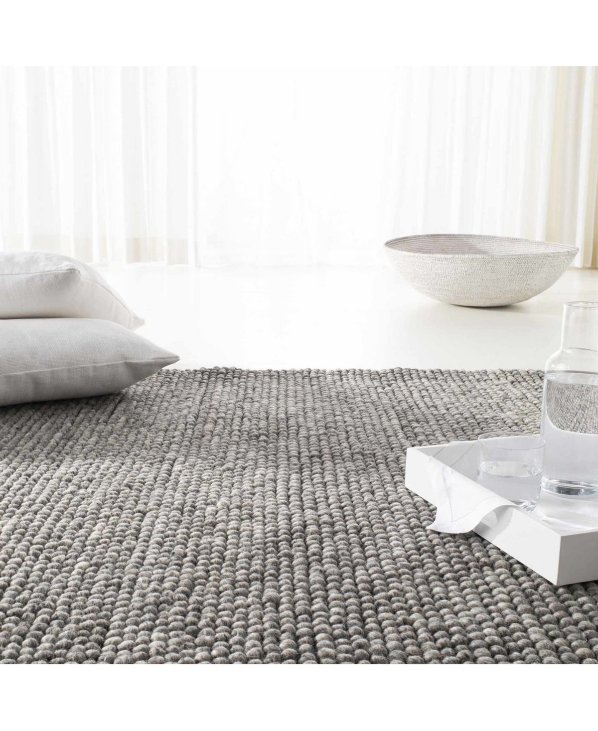 Lauren Ralph Lauren Carisbrooke LRL6320D Dark Grey X Area Rug