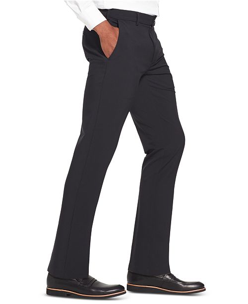 Van Heusen Men S Flex 3 Slim Fit 4 Way Performance Stretch Non Iron Flat Front Dress Pants Reviews Pants Men Macy S