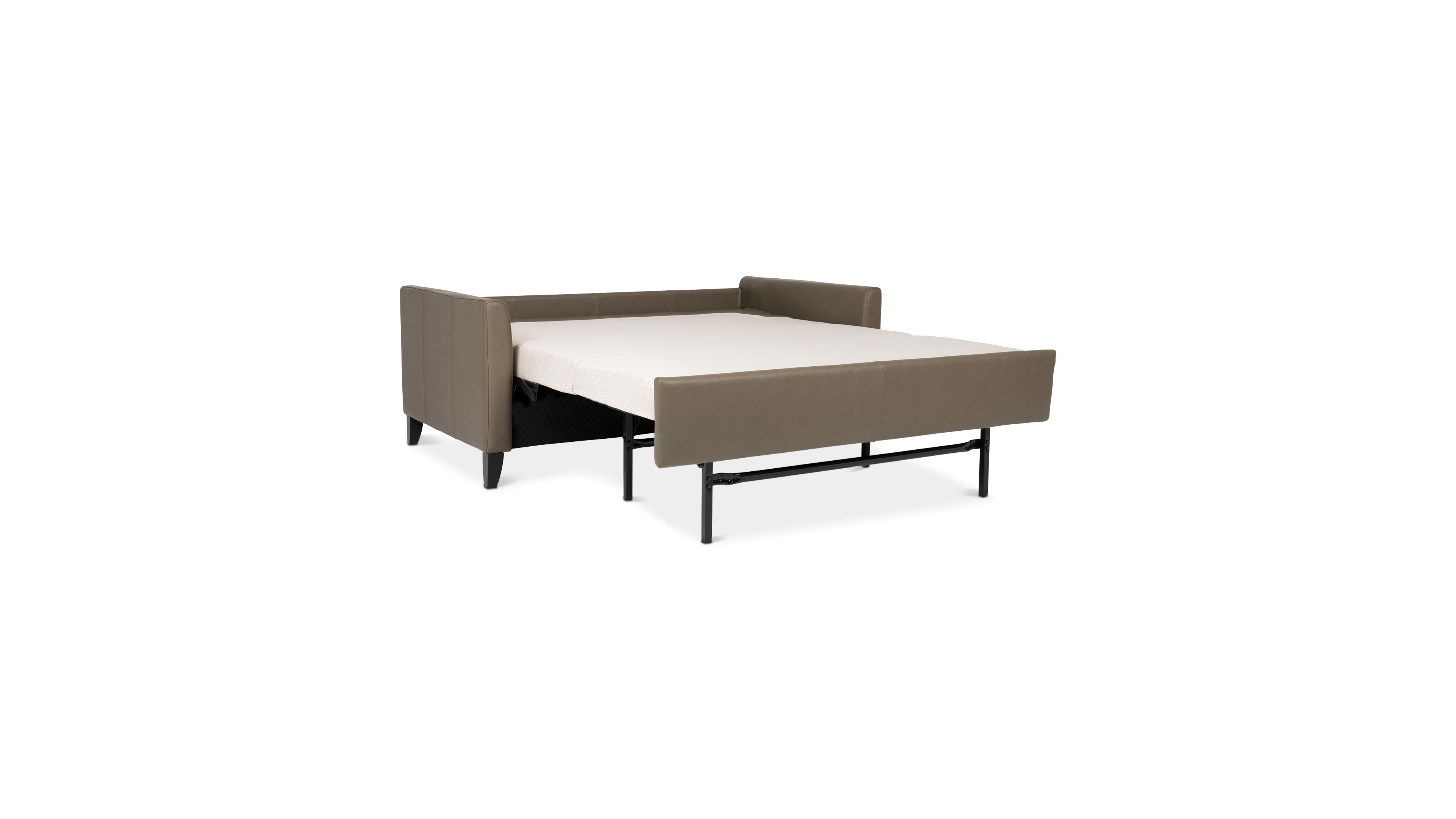 Priley 70" Leather Queen Sleeper Sofa