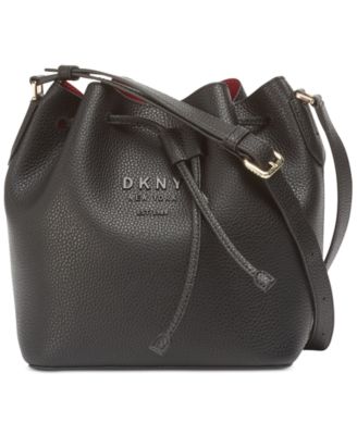 dkny noho drawstring bucket bag