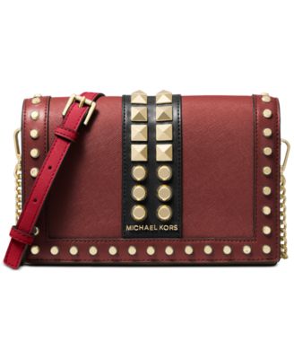 michael kors jet set crossbody maroon