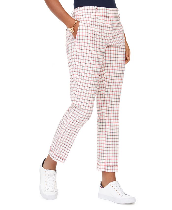 Tommy Hilfiger Gingham Pants, Created for Macy's - Macy's