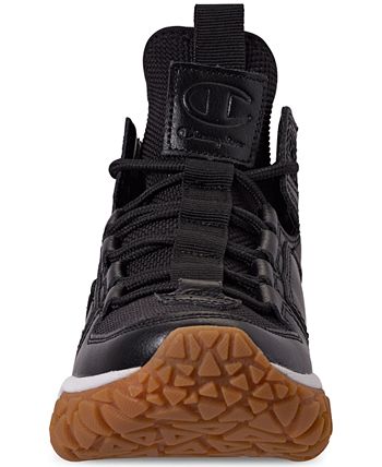 Champion Boys Tank Grid Mid Athletic Sneakers Boots from Finish