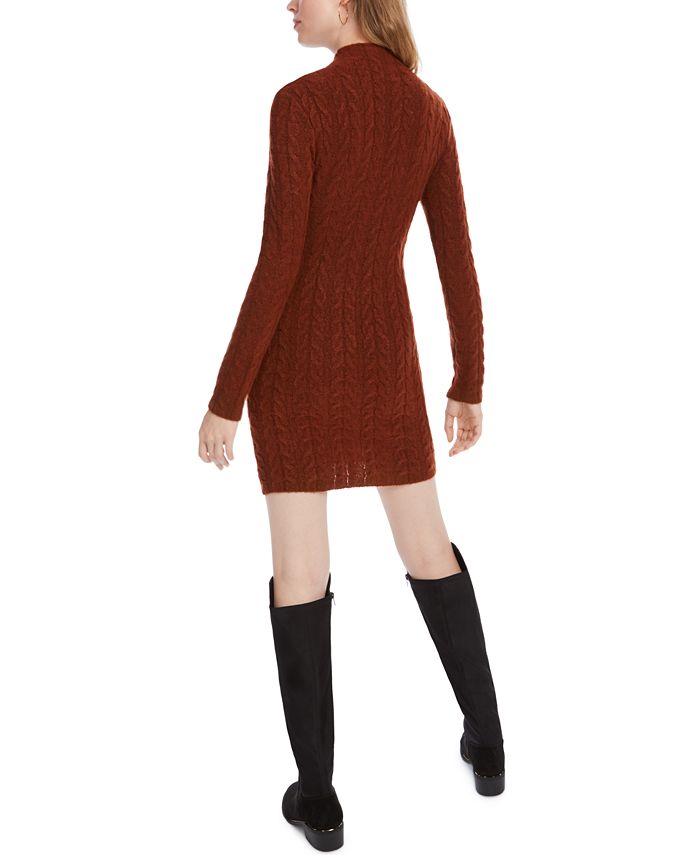 Kit & Sky Cable-Knit Sweater Dress & Reviews - Dresses - Juniors - Macy's