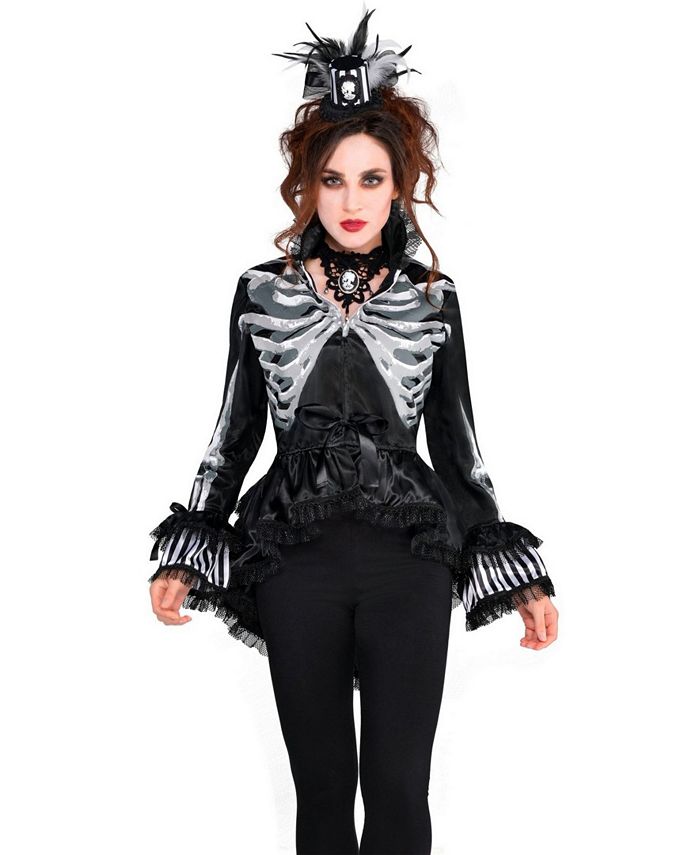BuySeasons Women's Skeleton Jacket Adult Costume - Macy's