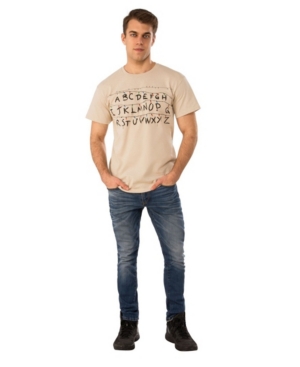 BuySeasons Men's Stranger Things Alphabet Shirt Adult Costume