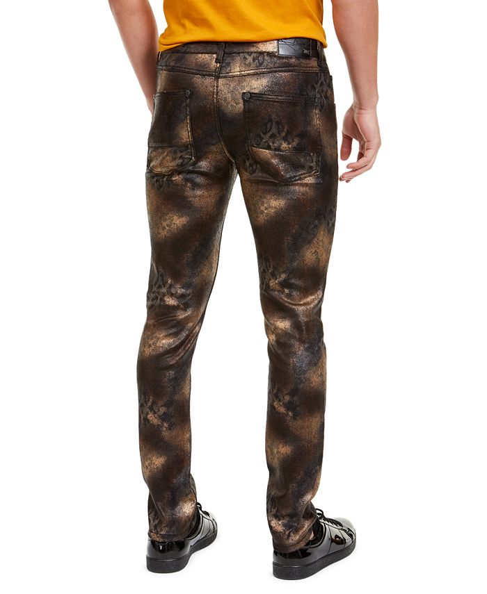 INC International Concepts INC Men's Spray Paint Skinny Jeans, Created
