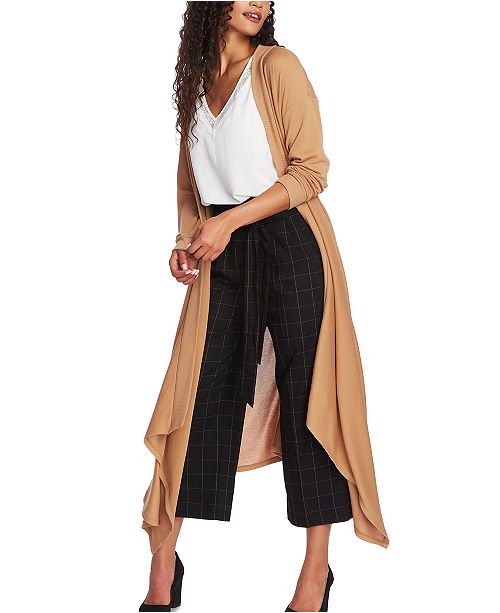 1 State Drape Front Maxi Cardigan Sweater Reviews Sweaters