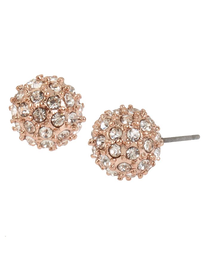 Macy's gold ball store stud earrings