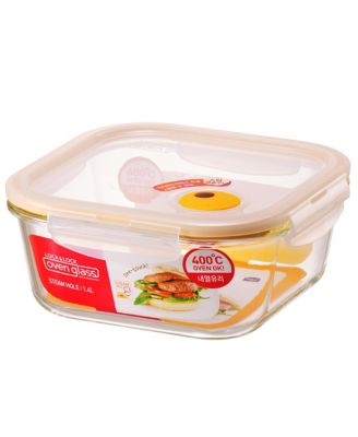 Lock n Lock - Purely Better Vented Glass 47-Oz. Food Storage Container