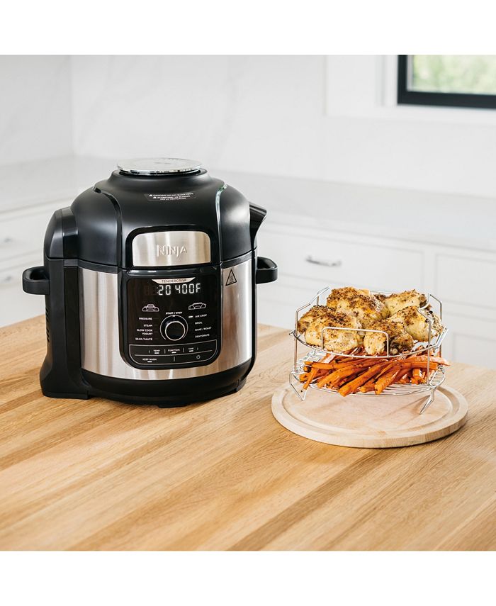 Ninja Foodi™ FD401 8 Qt. 12in1 Deluxe XL Pressure Cooker & Air Fryer in Stainless Steel Macy's