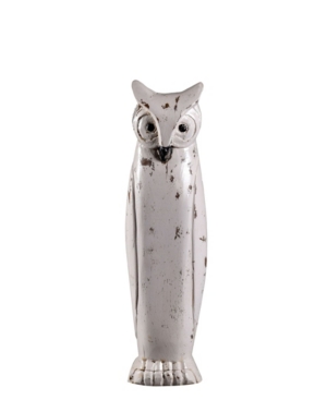 Villa2 Hand Carved Owls in Weathered Vintage-Inspired Finish