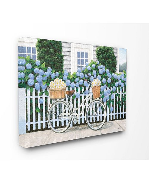 Stupell Industries Cape Cod Daisy Bike Canvas Wall Art 24 X 30 Reviews All Wall Decor Home Decor Macy S