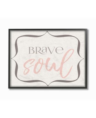 Elegant Brave Soul Framed Giclee Art, 16" x 20"