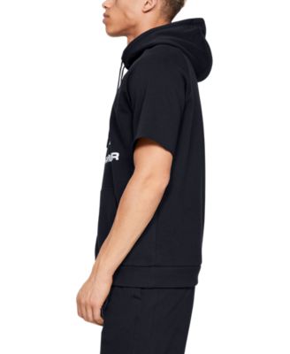 mens under armour short sleeve hoodie