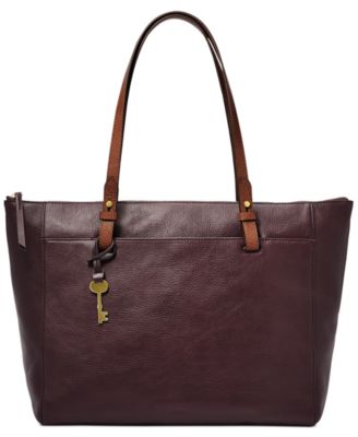 Fossil Rachel TZ Leather Tote