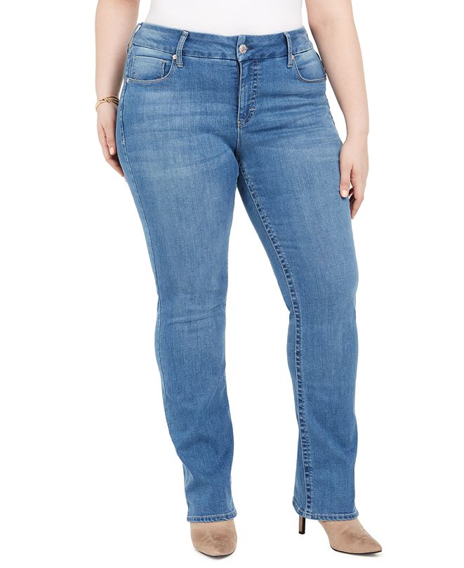 Seven7 Jeans Seven7 Plus Size Tummyless Slim Bootcut Jeans & Reviews ...