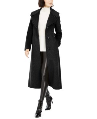 calvin klein notch collar coat
