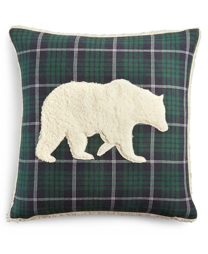 sherpa bear pillow