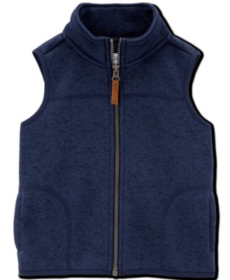 boys zip up vest