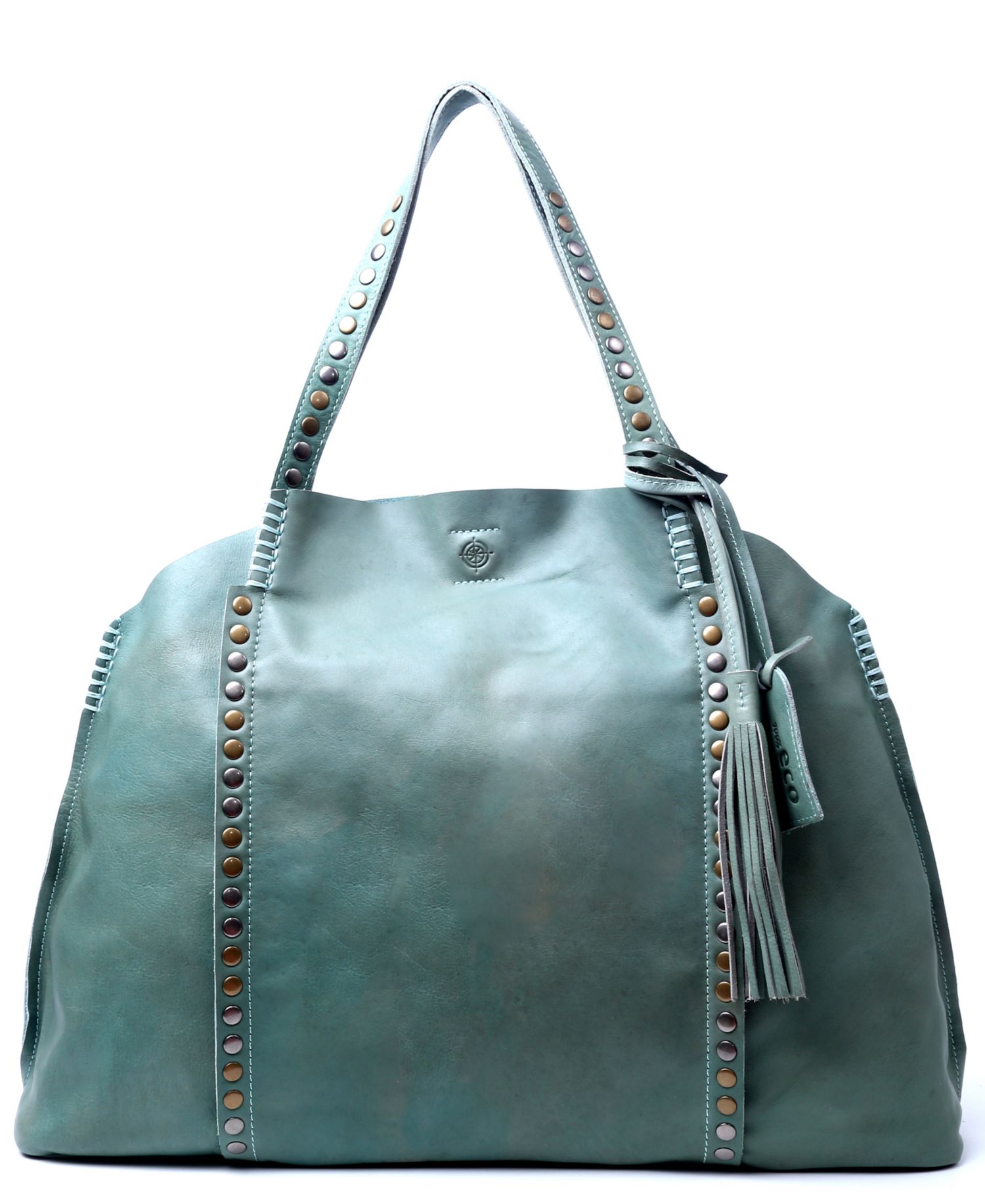Birch Medium Leather Tote Bag