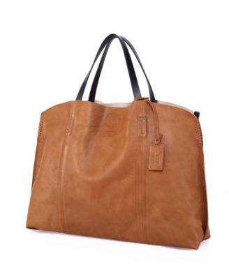Women's Genuine Leather Forest Island Tote Bag