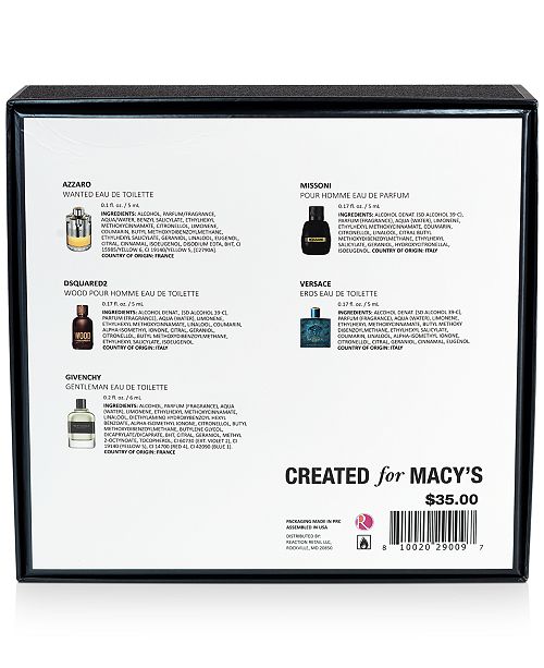 Created For Macy's 5Pc. Fragrance Sampler Set For Him & Reviews All