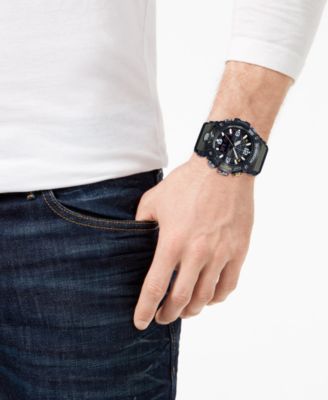 Men's Analog-Digital Connected Mudmaster Green & Black Resin Strap Watch 53.1mm