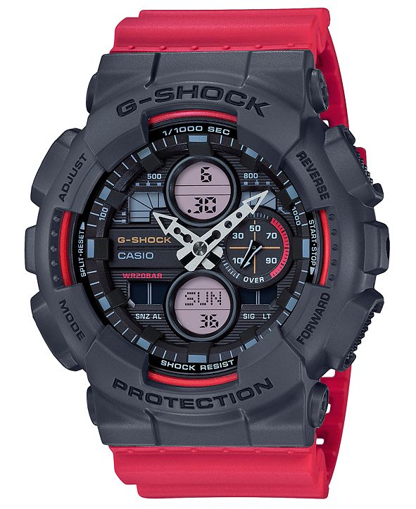 casio g shock red strap