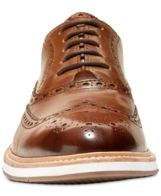 cole haan two tone oxfords
