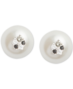 image of Olivia Burton Imitation Pearl & Swarovski Crystal Stud Earrings