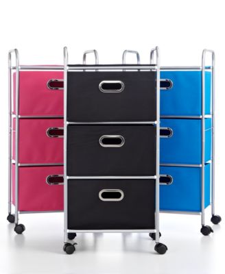 Honey Can Do - Rolling Cart, 3 Drawer