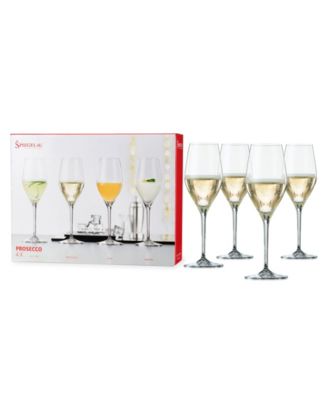 Prosecco Wine Glasses, Set of 4, 9.1 Oz