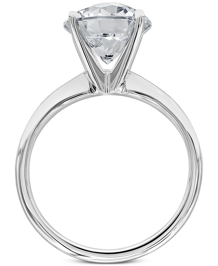 Macy's Diamond Solitaire Engagement Ring (23/4 ct. t.w.) in 14k White