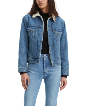 Levi's Women's Denim Ex-Boyfriend Sherpa Trucker