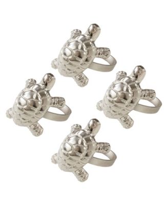 Turtle Dinner Napkin Ring, Set of 4