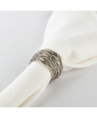 Metal Design Metal Design Napkin Ring, Set of 4