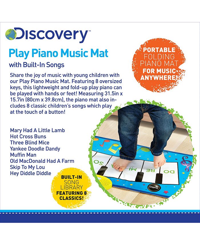 Discovery play piano music mat outlet