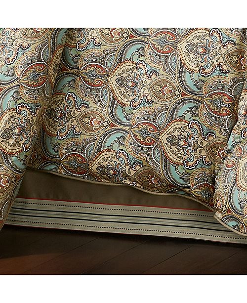 J Queen New York Victoria Turquoise Turquoise Queen 4pc Comforter