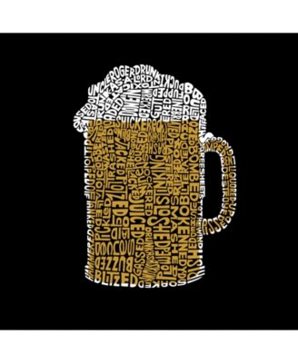 Men's Premium Word Art T-Shirt - Slang Terms For Being Wasted