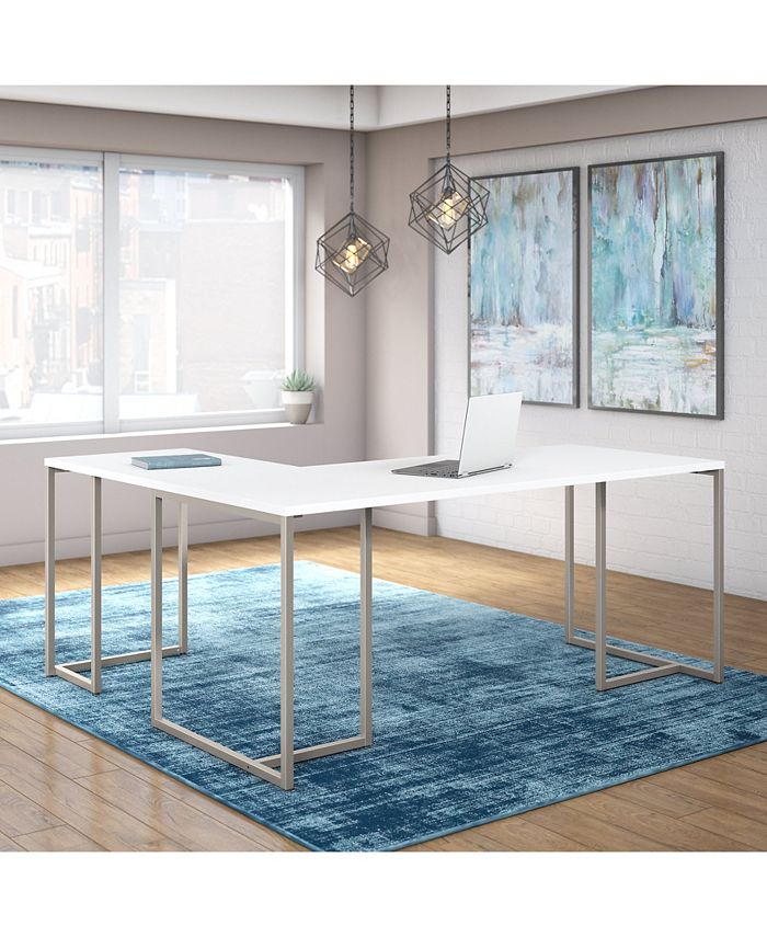 Kathy Ireland Office by Bush Furniture Method L Shaped Desk with Return