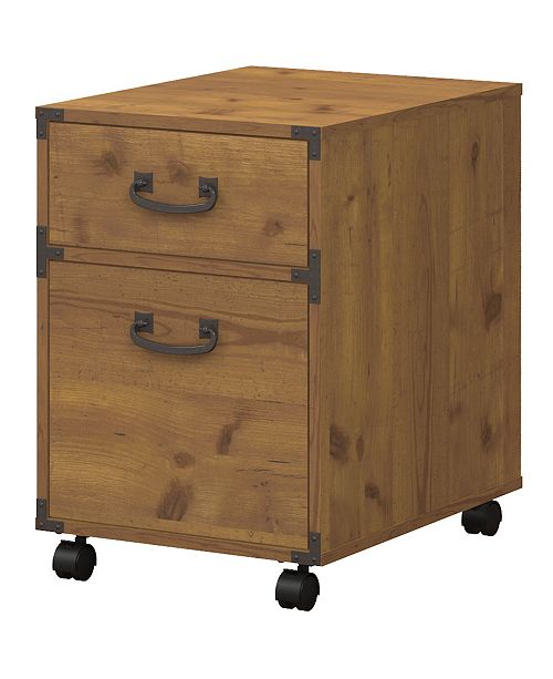 Kathy Ireland Home By Bush Furniture Ironworks 2 Drawer Mobile