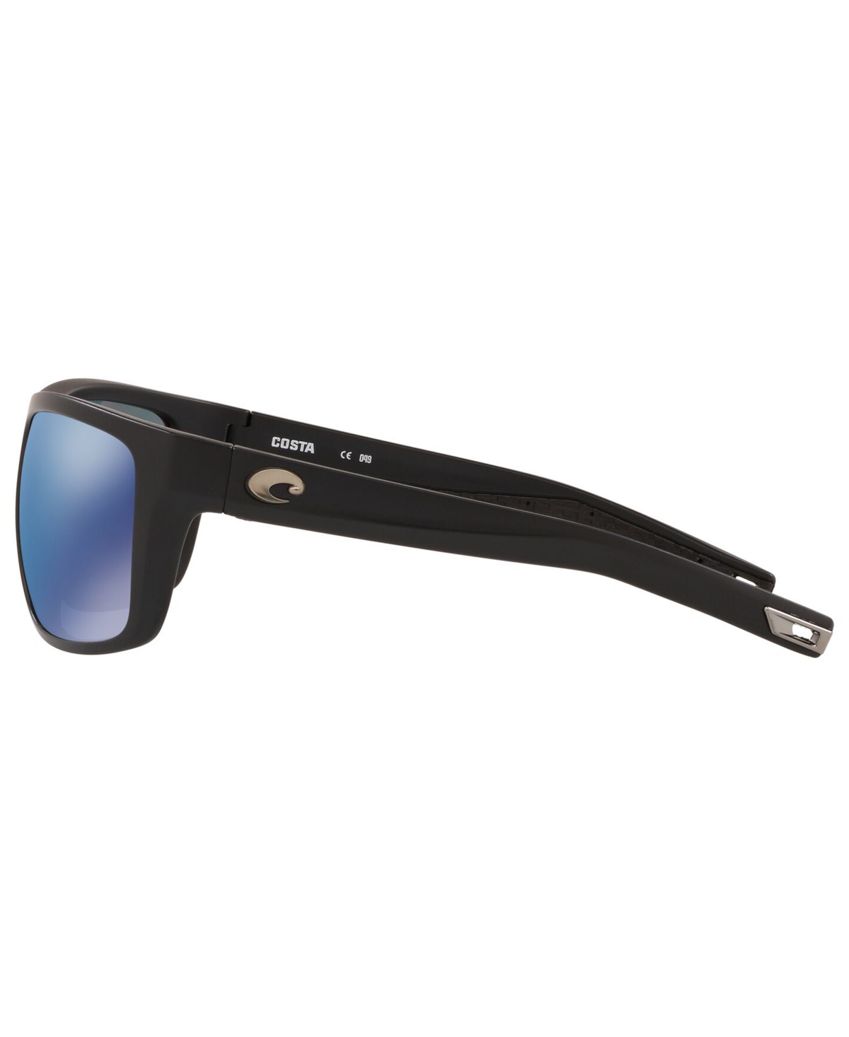 Shop Costa Del Mar Men's Polarized Sunglasses, Broadbill 61 In Blk,blue Pol