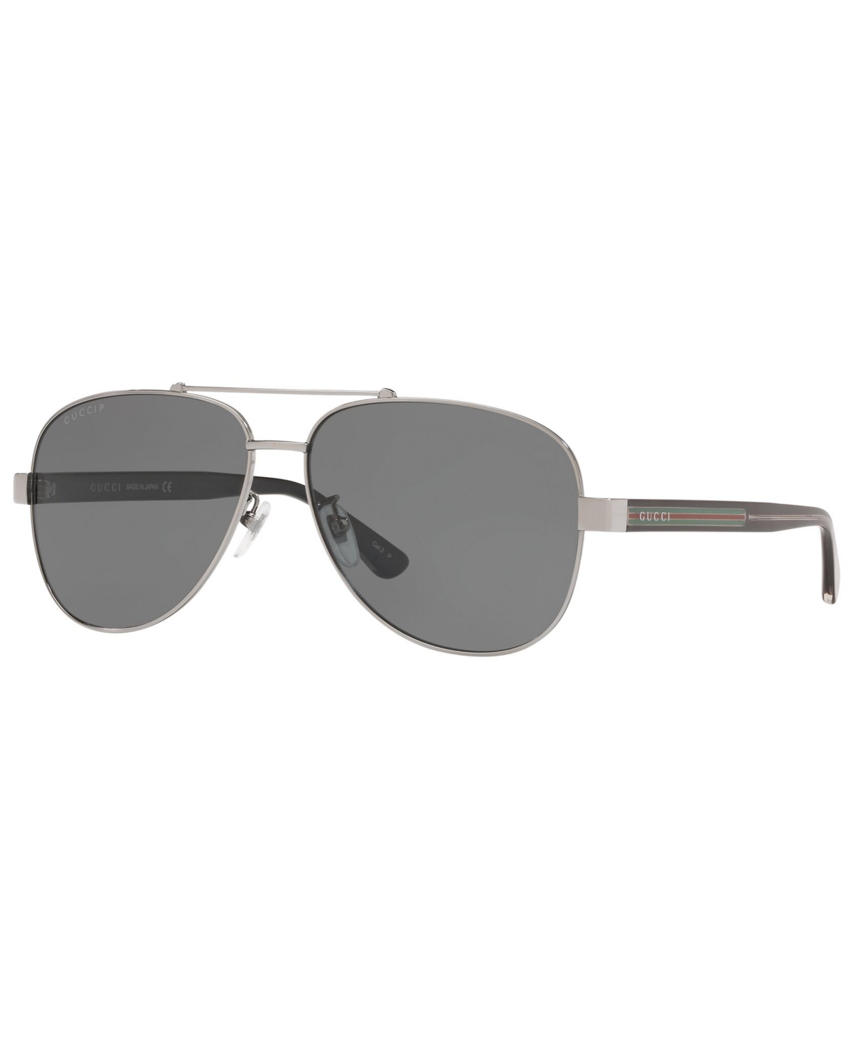 Gucci Sunglasses, Gg0528s 63 In Silver,grey